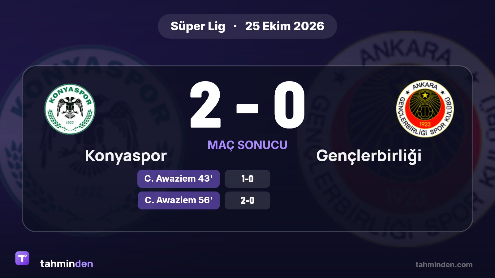 Konyaspor, Gençlerbirliği'ni 2-0 yendiği maçın ardından kaleci İrfan Can Eğribayat'a gönderme yaptı